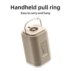 Compact 2-in-1 Portable Inflator Pump with LED Camping Light Rechargeable Outdoor Travel Accessory