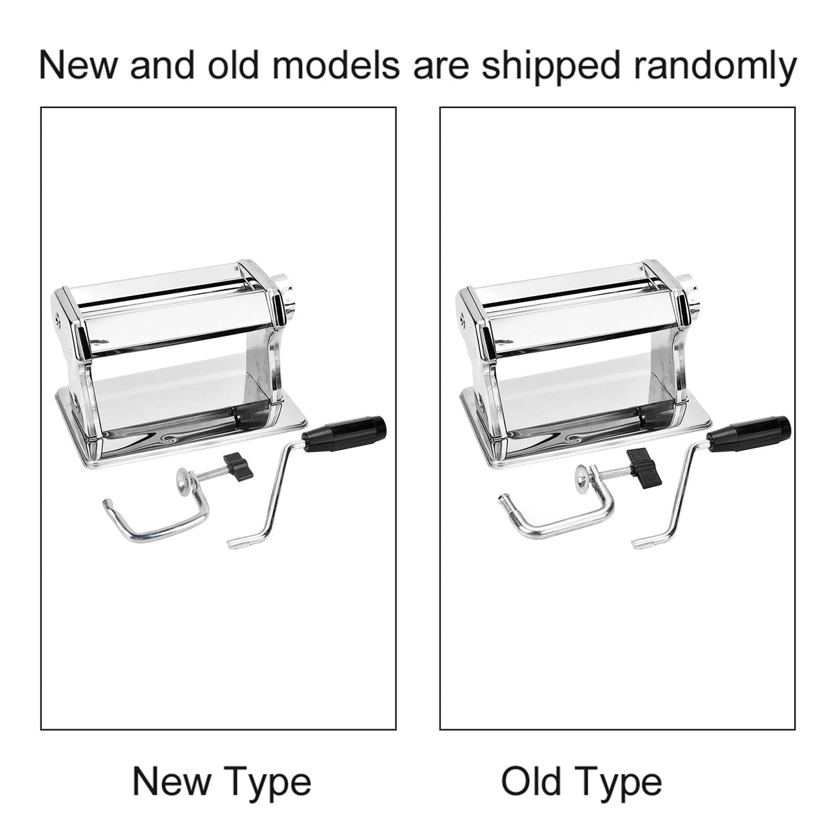 Manual Polymer Clay Rolling Machine Adjustable Thickness Metal Craft Press with Hand Crank