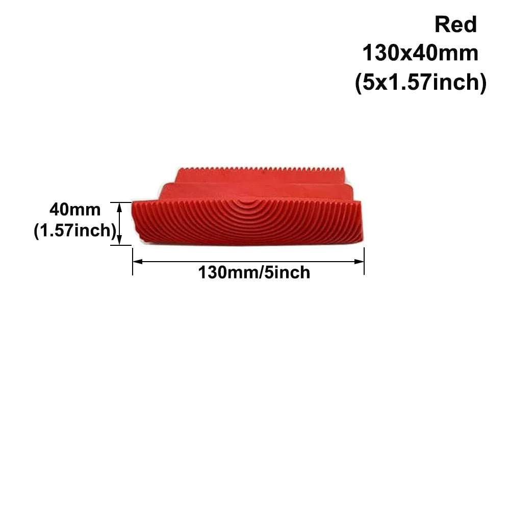 Reusable Wood Grain Paint Roller with Handle Decorative Texture Tool for DIY Home Projects