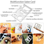 Professional Outdoor Survival Kit with First Aid, Multi-Tool, and Tactical Gear for Camping and Adventure