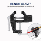 Golf Club Grip Bench Vise Cast Steel Quick Adjustment Table Clamp for Regripping and Maintenance