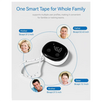 Smart Bluetooth Body Measuring Tape with LED Display, Rechargeable Digital Body Measurement Tool