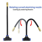 Universal 20M Automatic Irrigation Sprinkler Kit, Rotating Copper Nozzle for Garden & Balcony Watering