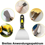 Stainless Steel Drywall Taping Knife Set 5PCS Flexible Blade Wall Repair Tools 6 to 14 Inch