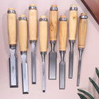 Professional 4PCS Wood Carving Chisels Set 6–24mm Ergonomic Handles for Woodworking DIY Craft Tools