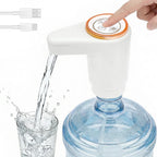 Rechargeable Automatic Water Dispenser Pump for 2-5 Gallon Bottles with Dual Pump USB Charging