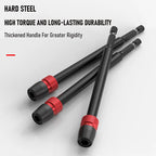 Drill Extension Bit Holder 30cm Heavy Duty 1/4 Inch Hex Quick Release Screwdriver Adapter with 12 Bits