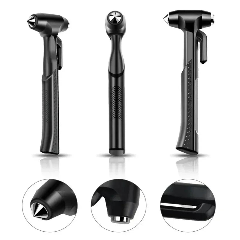 Heavy Duty 3-in-1 Car Emergency Hammer with Glass Breaker and Seat Belt Cutter