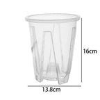 Transparent Orchid Flower Pot with Drainage Holes Breathable Root Control Planter for Indoor Plants Garden Decor