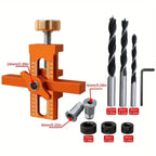 Woodworking Cabinet Door Installation Jig 2-in-1 Quick Positioning Tool for Panels and Drilling