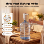 Rechargeable Automatic Water Dispenser Pump for 2-5 Gallon Bottles with Dual Pump USB Charging