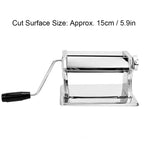 Manual Polymer Clay Rolling Machine Adjustable Thickness Metal Craft Press with Hand Crank