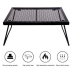 Foldable Campfire Grill Grate Heavy Duty Over Fire Cooking Rack for Camping Picnic Fire Pit