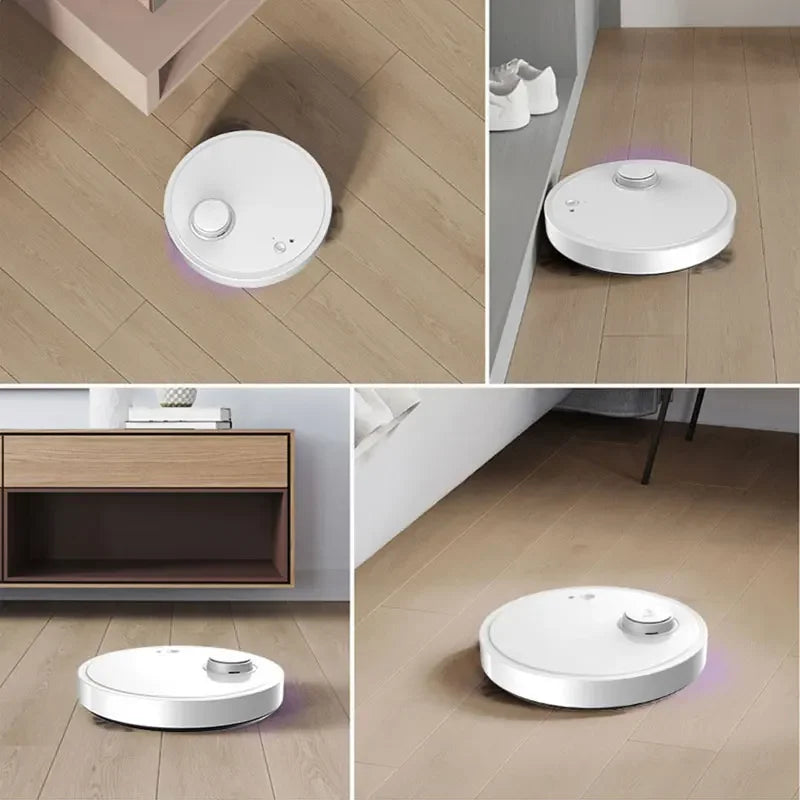 Smart 3-in-1 Robot Vacuum Cleaner with Wet and Dry Mopping Ultra Slim Cordless Floor Cleaning Robot