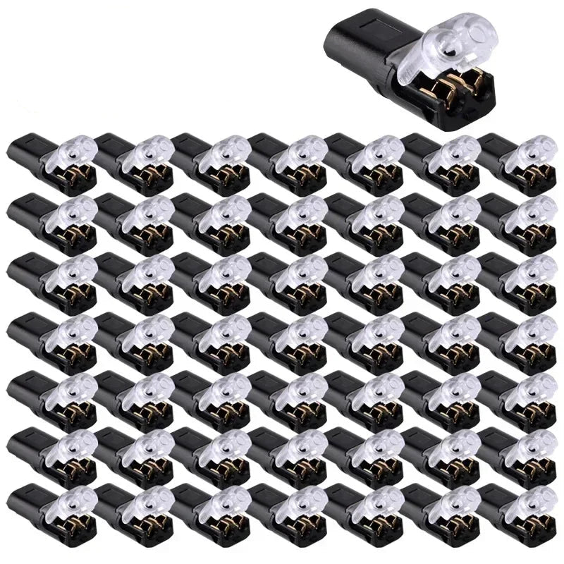 2 Pin Waterproof Wire Connector Plug for Automotive Electrical Cable Connections 1–50 Pack