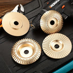 Wood Carving Disc Set 5 Piece Angle Grinder Shaping Wheel Kit 10cm Woodworking Abrasive Discs