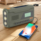 Portable DAB+Digital Radio Rechargeable FM Radio with Flashlight BT Speaker Solar Radio Emergency Weather Radio for Camping Storm