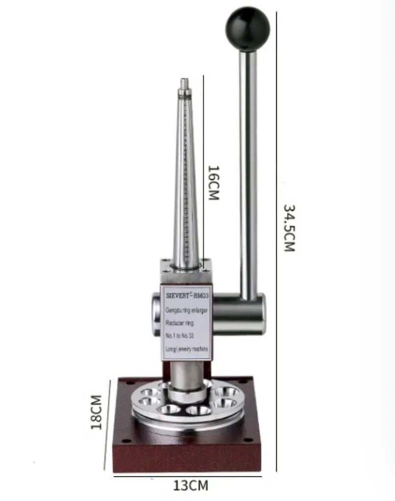 Manual Ring Stretcher and Reducer Heavy Duty Jewelry Sizing and Adjustment Tool