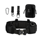 Tactical Padded Utility Belt with MOLLE System Adjustable Nylon Waist Belt for Outdoor Activities