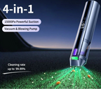Cordless Handheld Vacuum Cleaner 18000Pa 7800mAh with Air Blower, Air Pump, Inflator and LED Display