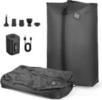 Portable Vacuum Compression Travel Bag 17L Reusable Waterproof Clothing Storage with Air Pump
