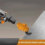 Drill Powered Metal Shear Attachment Heavy Duty Aluminium Alloy Cutter for Steel Copper and Aluminum