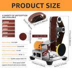 Adjustable Mini Belt Sander Grinder Electric Multifunction Tool Sharpener Polisher
