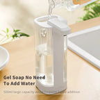 Rechargeable Automatic Foam Soap Dispenser 500ml with Sensor Operation and USB Type-C Charging