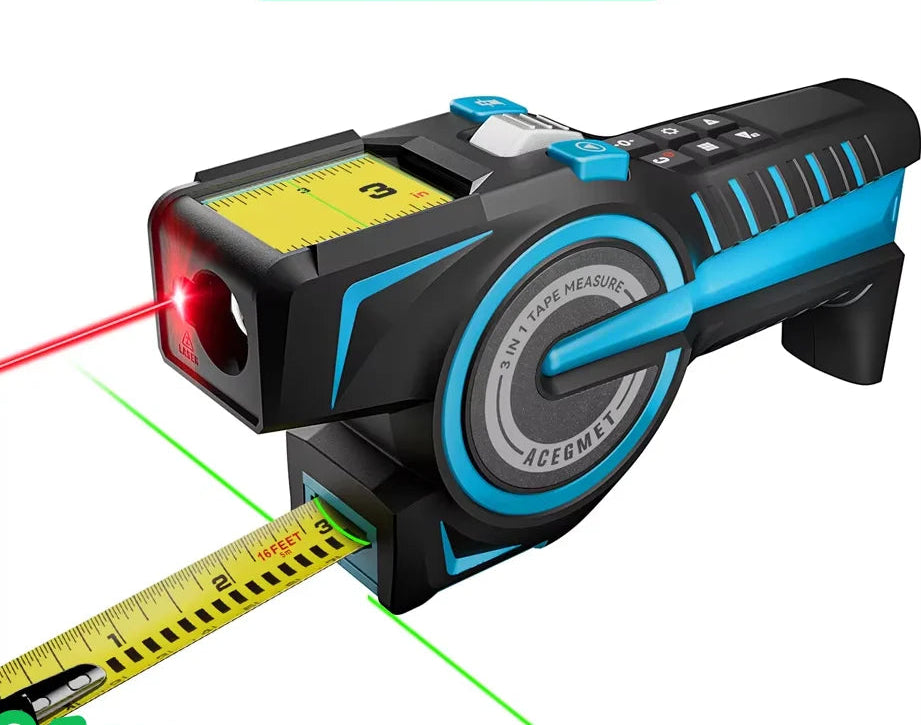 Rechargeable Laser Distance Meter 100m Range with Bluetooth Green Laser Guide and 2600mAh Battery