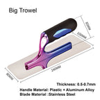 3 Piece Stainless Steel Plaster Spatula Set Ergonomic Handle Drywall Finishing Tools