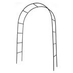 Metal Garden Arch Trellis for Climbing Plants 7.5ft Decorative Outdoor Archway for Garden Pathway Lawn Patio