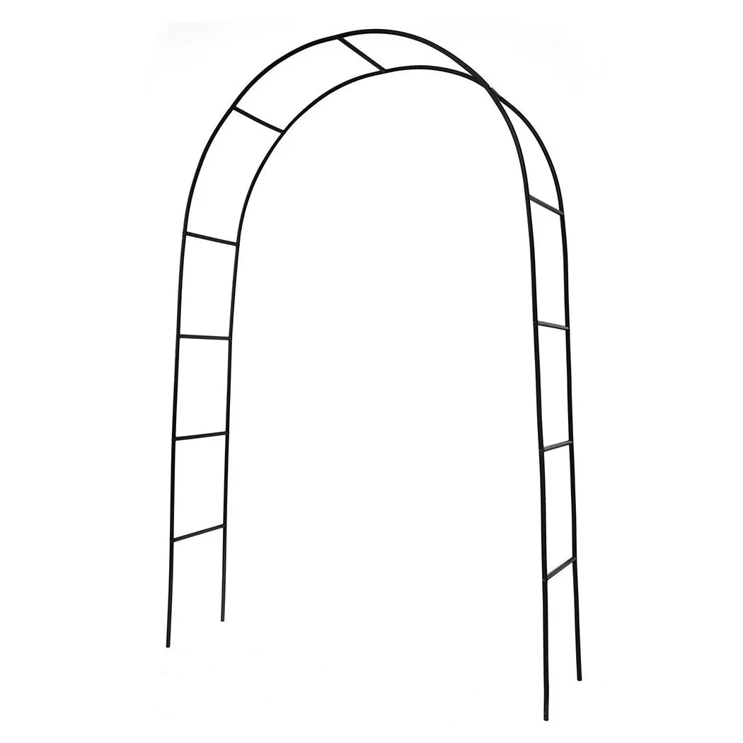 Metal Garden Arch Trellis for Climbing Plants 7.5ft Decorative Outdoor Archway for Garden Pathway Lawn Patio