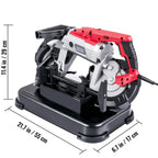 Portable Deep Cut Band Saw 1100W 12.7cm Cutting Capacity Variable Speed Metal and Wood Cutting Tool