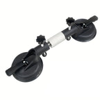 Portable Aluminum Alloy Dual Suction Cup Glass Lifter 41cm for Tile Mirror and Panel Handling