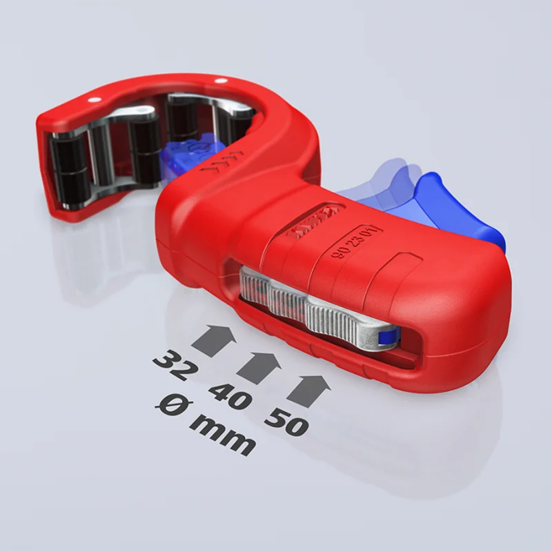 Professional Pipe Cutter for Plastic Tubes 50mm with Easy Positioning