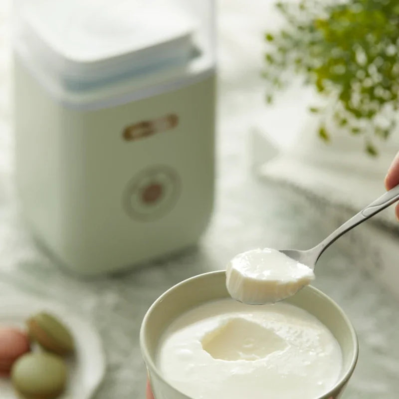 Smart Yogurt Maker 1L 12W Automatic Fermentation Machine with Temperature Control and LCD Operation