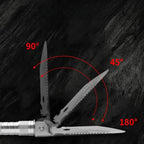 Portable Folding Camping Shovel Heavy Duty Manganese Steel Multi-Function Outdoor Tool