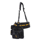 Heavy Duty Contractor Tool Belt Set 5 Piece Adjustable Waist Belt with Suspenders 36 Pocket Storage
