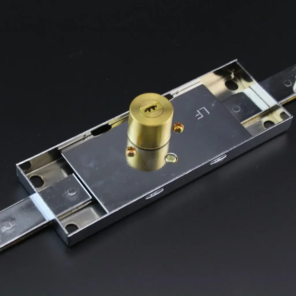 Rolling Door Lock Key-Operated Heavy Duty Shutter Lock for Middle or Bottom Installation