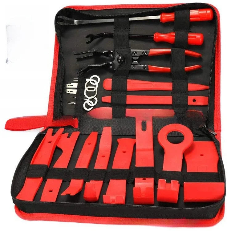 19 PCS Car Door Panel Removal Tool Kit Audio Decorative Removal Set PP Material for Car Maintenance And Repair