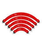 5 Piece Radius Corner Jig Set Aluminium Alloy Woodworking Templates for Router Corner Shaping