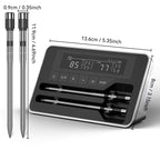 Smart Wireless Meat Thermometer with Bluetooth and LCD Display for BBQ Grill Oven Cooking