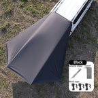 Portable SUV Side Canopy Outdoor Camping Awning with Wind Ropes, Ground Stakes and Storage Bag