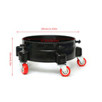 Bucket Dolly with Universal Casters Rolling Bucket Cart for Car Wash Plant Pot or Tool Box