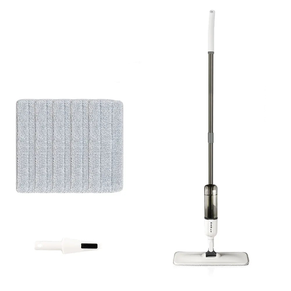 Spray Mop with 500ml Bottle Extendable Handle 360 Degree Rotating Head and 6 Microfiber Mop Pads