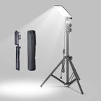 Portable Telescopic LED Tripod Light Rechargeable Outdoor Camping Work Lamp with Storage Bag