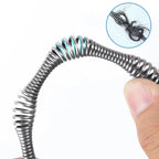 13m Drain Cleaning Auger Tool Drill-Compatible Flexible Pipe Dredger for Kitchen & Bathroom