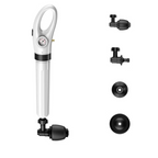 Pneumatic Drain Cleaner Pump Manual High Pressure Sink Toilet and Pipe Unblocker Tool