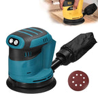 Cordless Random Orbital Sander Polisher 125mm Brushless 6-Speed 12000RPM for 18V Batteries