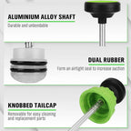 Fluid Extractor Pump 500cc Heavy Duty Manual Oil Transfer Syringe with Hose and Extension Tubes